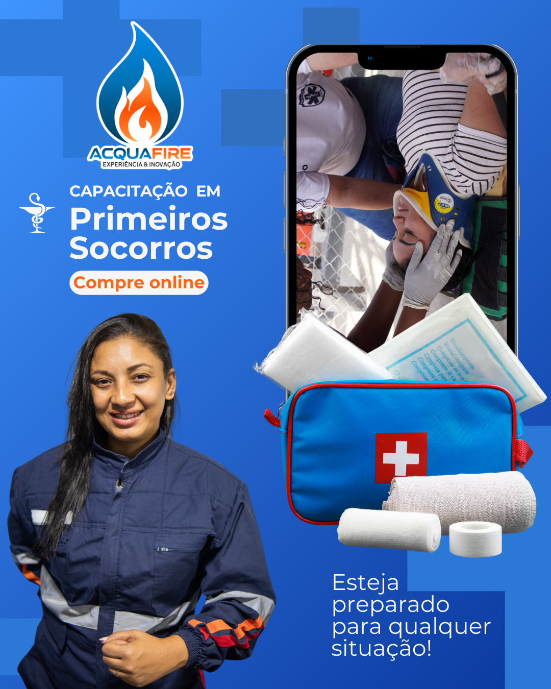 Primeiros Socorros - Híbrido - Acqua Fire Cursos